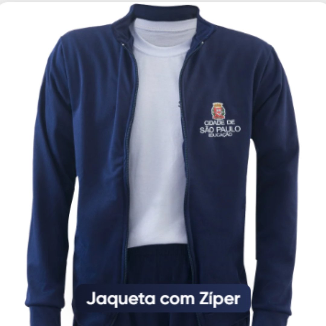 jaqueta com ziper